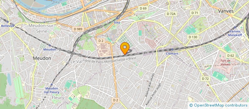 localisation de l'entreprise BED & FOOD GROUP à ISSY-LES-MOULINEAUX