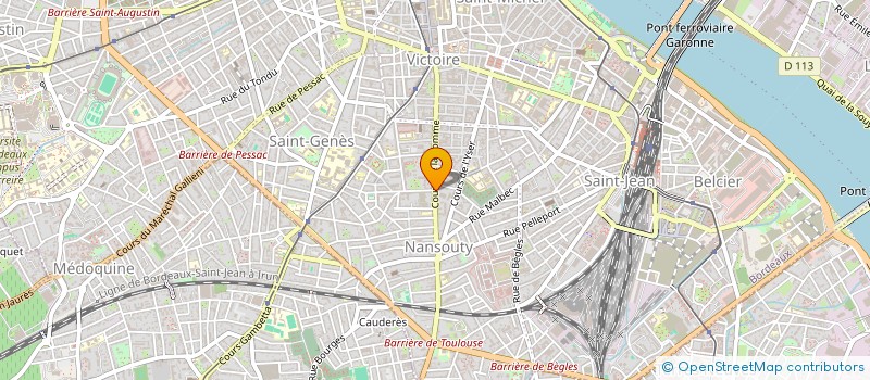 localisation de l'entreprise BED & GARDEN BORDEAUX VICTOIRE  BORDEAUX