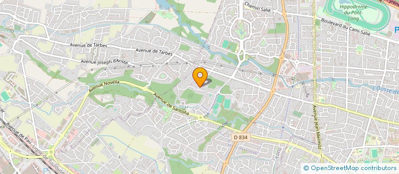 localisation de l'entreprise BED & VIEWS  LONS