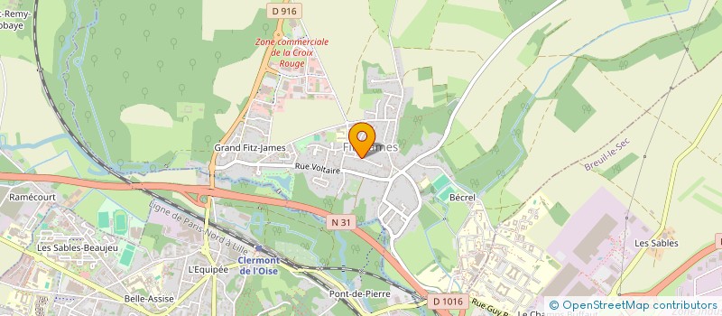 localisation de l'entreprise BEDALYLO  FITZ-JAMES