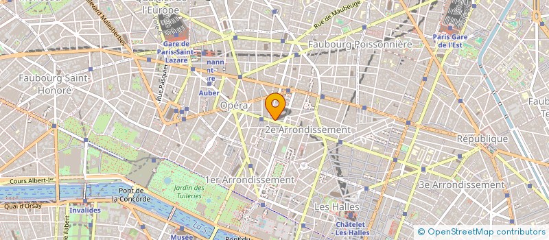 localisation de l'entreprise BEDANGES  PARIS