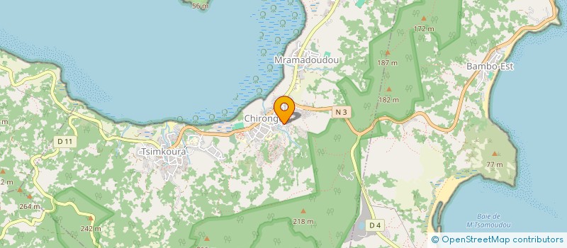 localisation de l'entreprise BEDANGUA SARL à CHIRONGUI