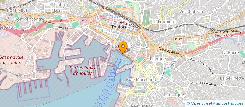 localisation de l'entreprise BEDAOUI  TOULON