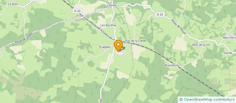 localisation de l'entreprise BEDAT ENERGIES  DURBANS