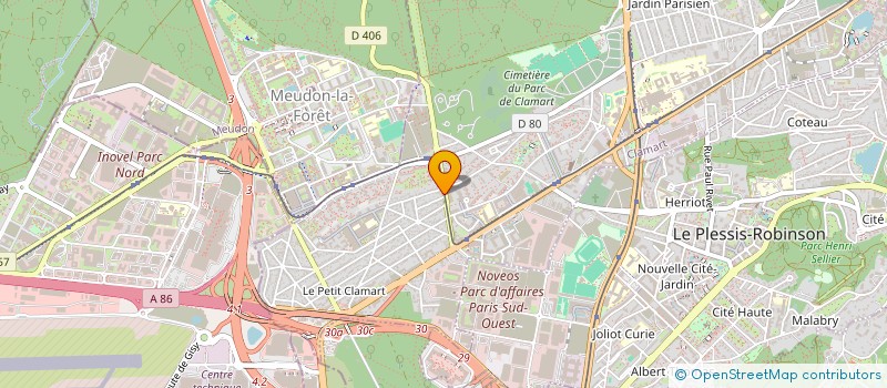localisation de l'entreprise BEDATEL  CLAMART