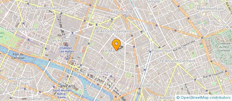 localisation de l'entreprise BEDB à PARIS
