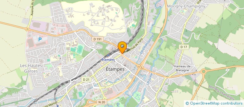 localisation de l'entreprise BEDD à ETAMPES
