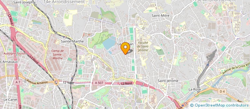 localisation de l'entreprise BEDDOU à MARSEILLE