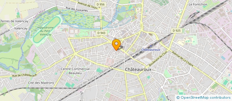 localisation de l'entreprise BEDE à CHATEAUROUX