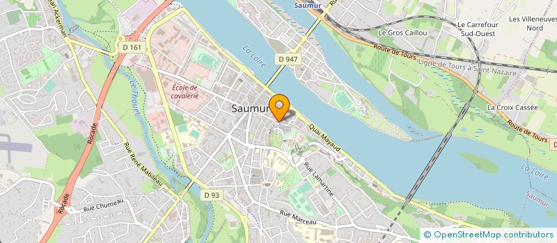 localisation de l'entreprise BEDEBULLES à SAUMUR