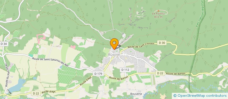 localisation de l'entreprise BEDEL FAKHRI SDF  RUSTREL