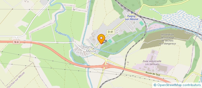 localisation de l'entreprise BEDEL IMMOBILIER à PAGNY-SUR-MEUSE