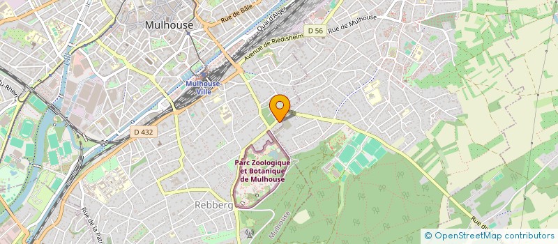 localisation de l'entreprise BEDELLIER  MULHOUSE