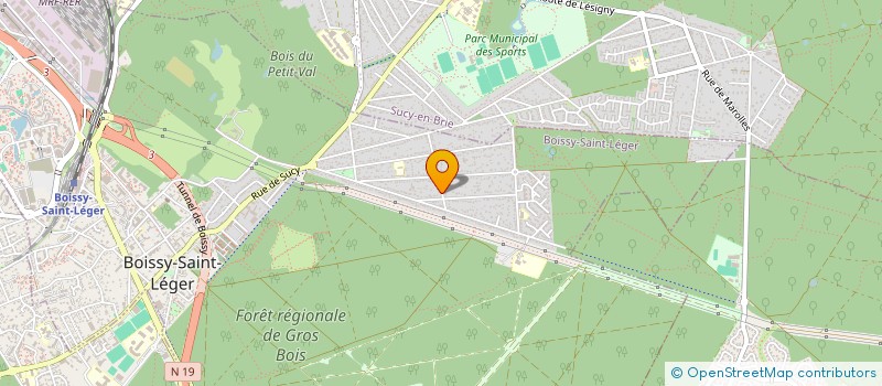 localisation de l'entreprise BEDELOUP à BOISSY-SAINT-LEGER