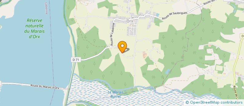 localisation de l'entreprise BEDERE  ORX