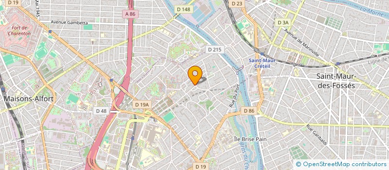 localisation de l'entreprise BEDEVINNE à CRETEIL