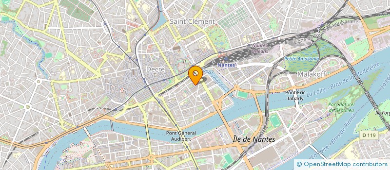 localisation de l'entreprise BEDIER MARTIN ET VALENTINE LMNP  NANTES