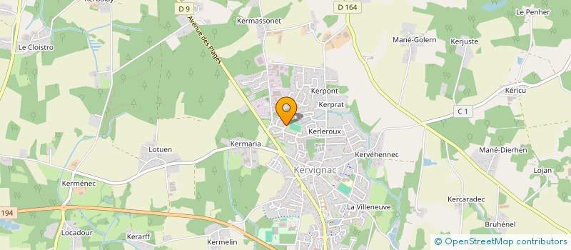 localisation de l'entreprise BEDIMMO à KERVIGNAC