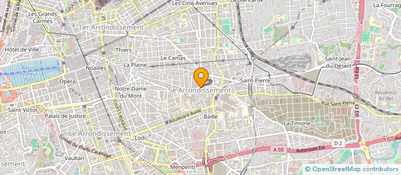 localisation de l'entreprise BEDIR à MARSEILLE