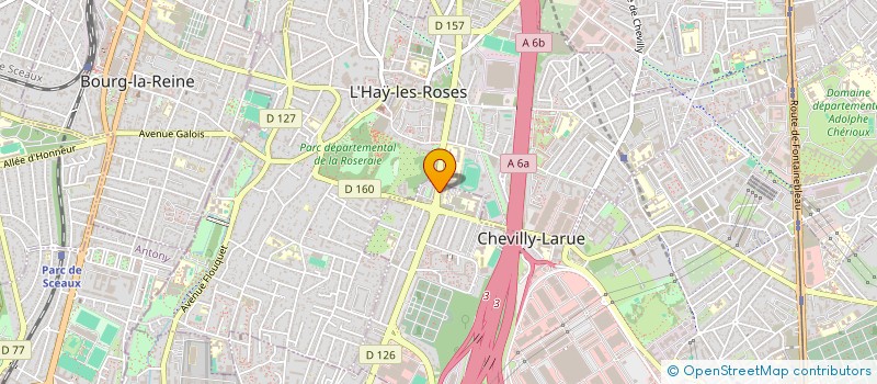 localisation de l'entreprise BEDIS à CHEVILLY-LARUE