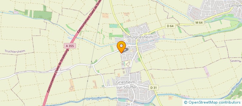 localisation de l'entreprise BEDIS BUREAU ETUDES ET DEVELOPPEMENTS  PFULGRIESHEIM