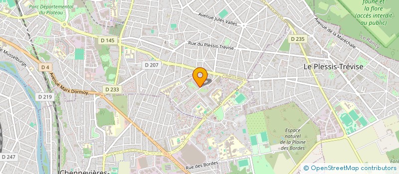 localisation de l'entreprise BEDJADISTRIB à CHAMPIGNY-SUR-MARNE