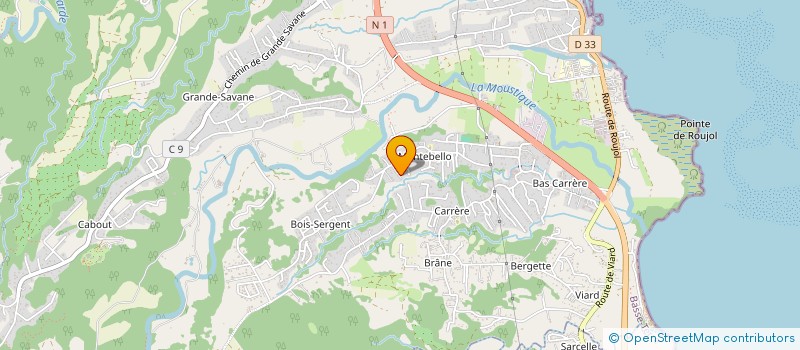 localisation de l'entreprise BEDL CARAIBES à PETIT-BOURG