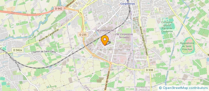 localisation de l'entreprise BEDOIN P2  CARPENTRAS