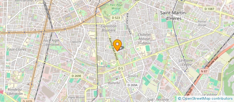 localisation de l'entreprise BEDON DE JONG  GRENOBLE