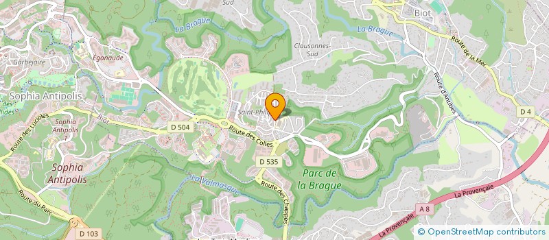 localisation de l'entreprise BEDONIA  BIOT