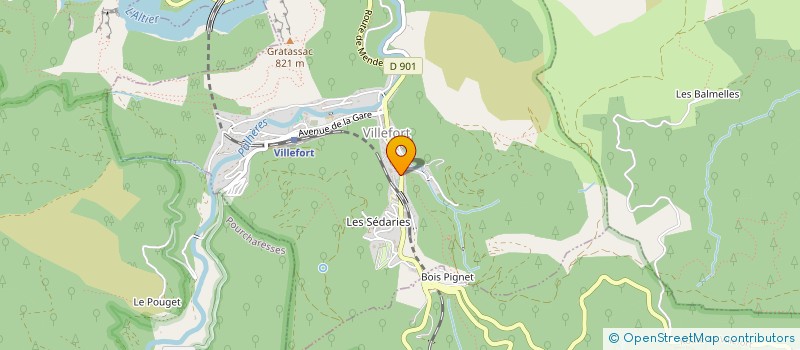 localisation de l'entreprise BEDOS VIELZEUF à VILLEFORT