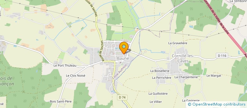 localisation de l'entreprise BEDOUET  LOIRE-AUTHION