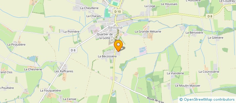 localisation de l'entreprise BEDOUET PATRIMOINE  MONTRELAIS