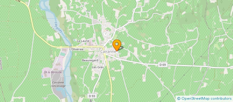 localisation de l'entreprise BEDOUIN  CAIRANNE