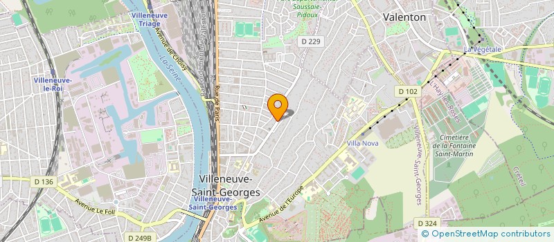 localisation de l'entreprise BEDOYABAT à VILLENEUVE-SAINT-GEORGES