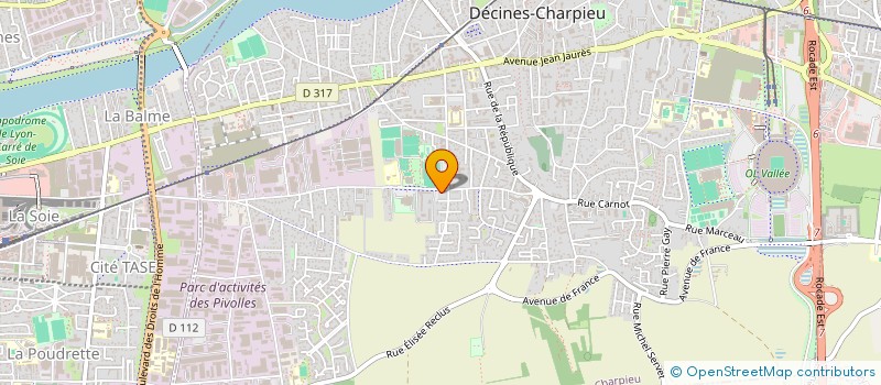 localisation de l'entreprise BEDROSSIAN  DECINES-CHARPIEU