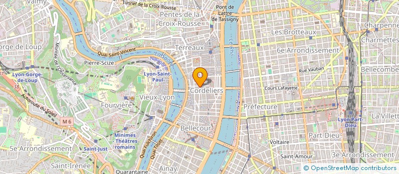 localisation de l'entreprise BEDROSSIAN ET CIE à LYON