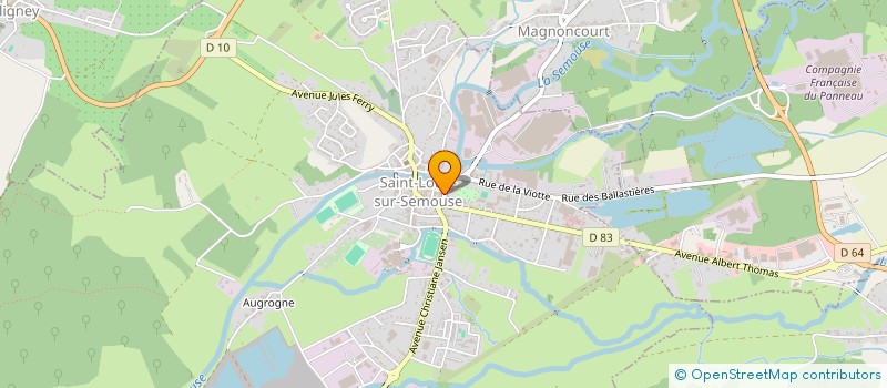 localisation de l'entreprise BEDSOM à SAINT-LOUP-SUR-SEMOUSE