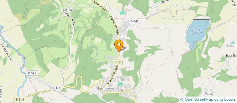 localisation de l'entreprise BEDU-FORNI  LEMBEYE