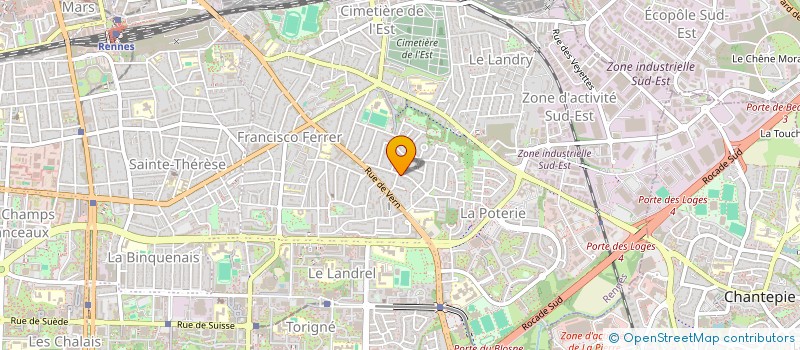 localisation de l'entreprise BEDYCALO  RENNES