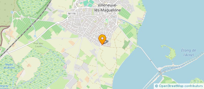 localisation de l'entreprise BEDYTRIBU  VILLENEUVE-LES-MAGUELONE