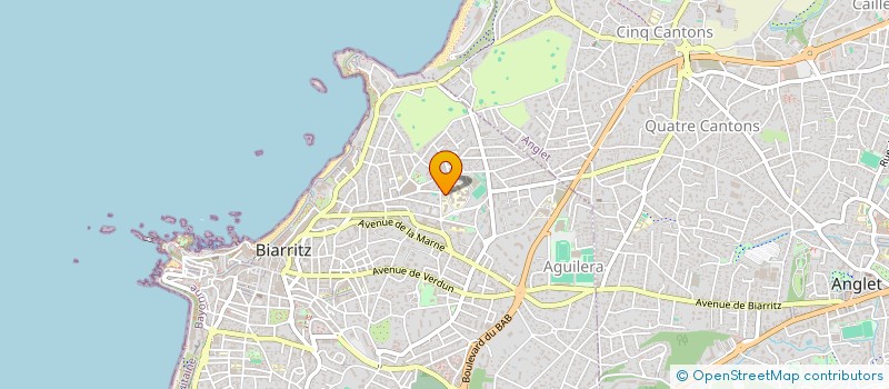 localisation de l'entreprise BEE à BIARRITZ