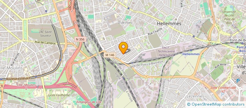 localisation de l'entreprise BEE  LILLE