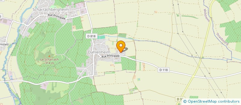 localisation de l'entreprise BEE  DAHLENHEIM