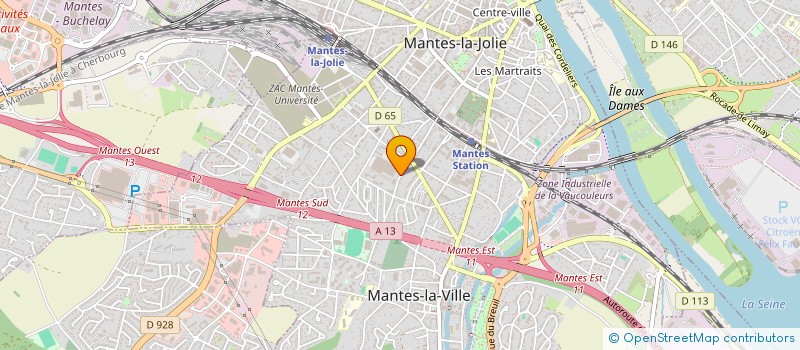 localisation de l'entreprise BEE AFORP  MANTES-LA-VILLE