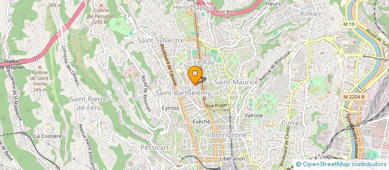 localisation de l'entreprise BEE ALIVE à NICE