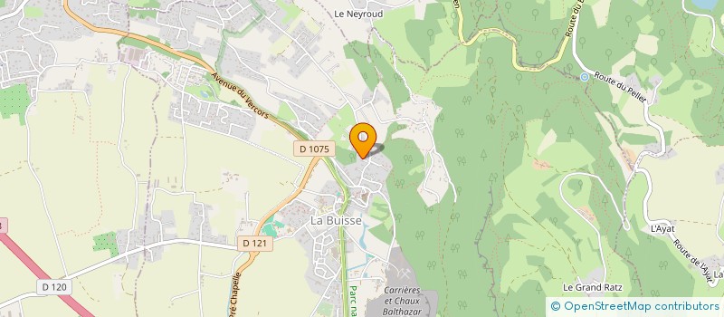 localisation de l'entreprise BEE API 38  LA BUISSE