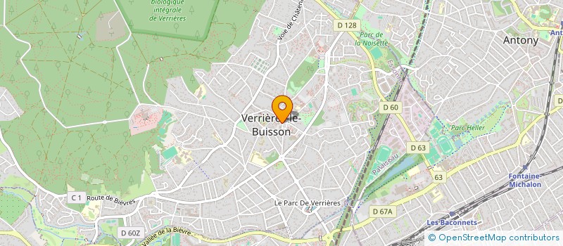 localisation de l'entreprise BEE API SERVICES  VERRIERES-LE-BUISSON