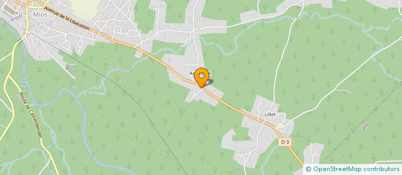 localisation de l'entreprise BEE ARCHITECTE ET INGENIEUR  MIOS