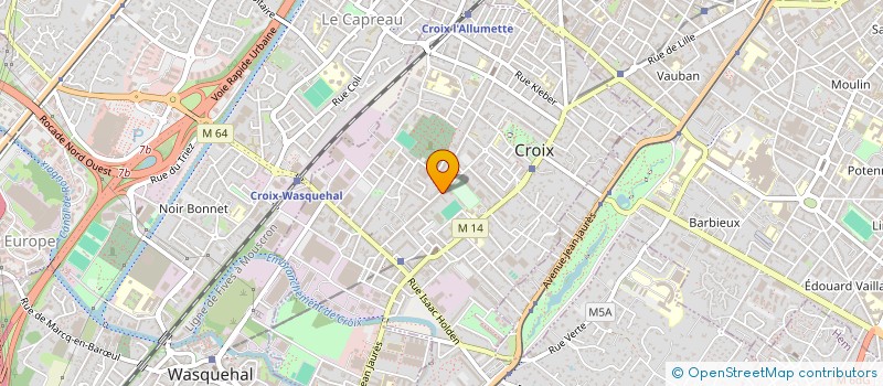 localisation de l'entreprise BEE & BEES à CROIX